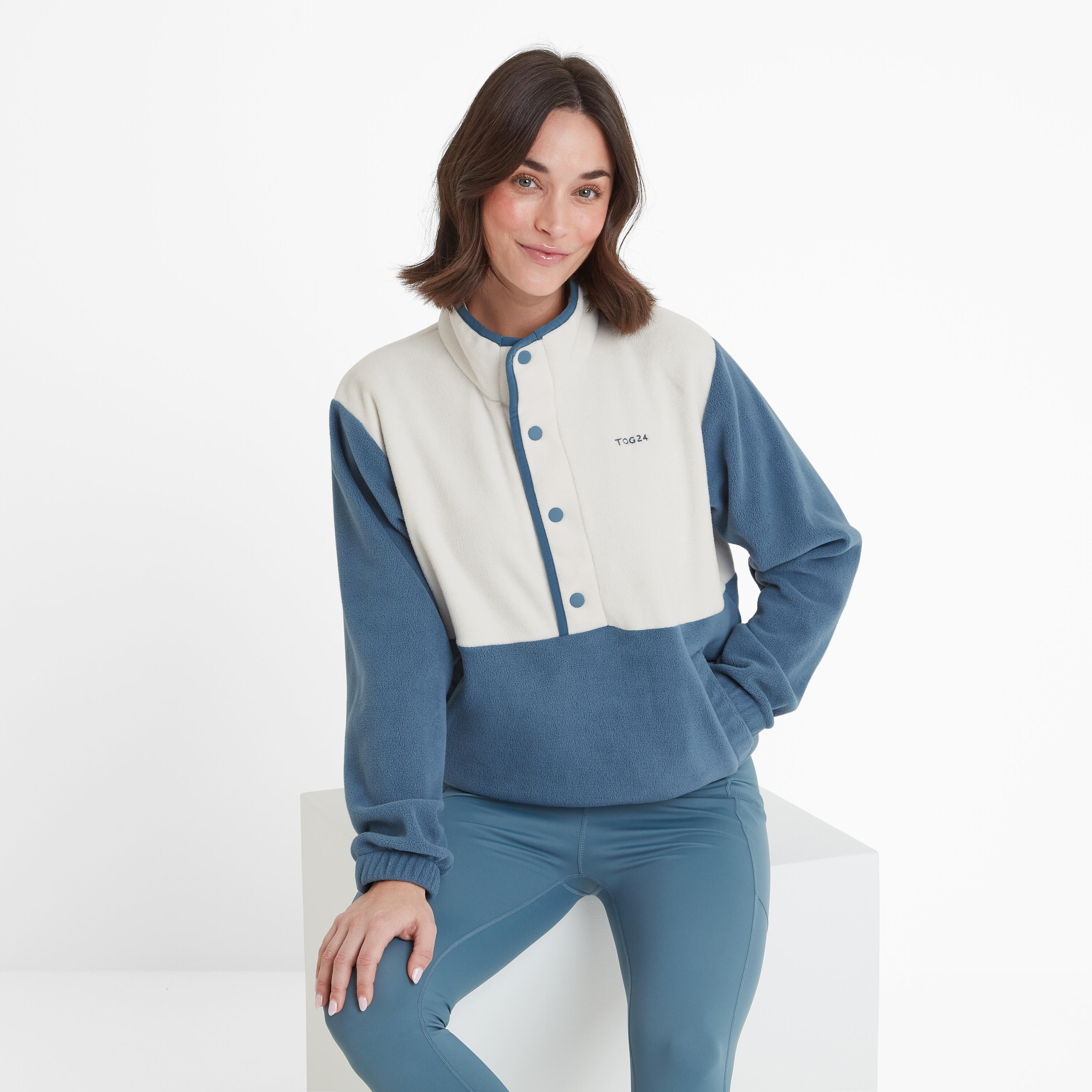 Sawford Womens Half Neck Fleece 2/4