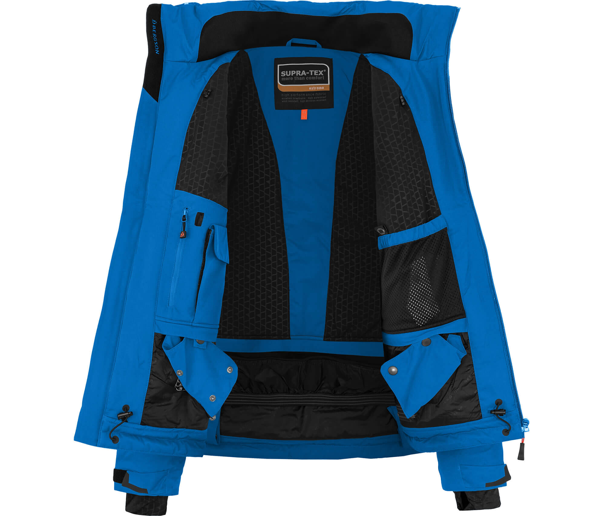 Skijacke & Outdoorjacke unwattiert, 20000 mm Wassersäule blau 4/6