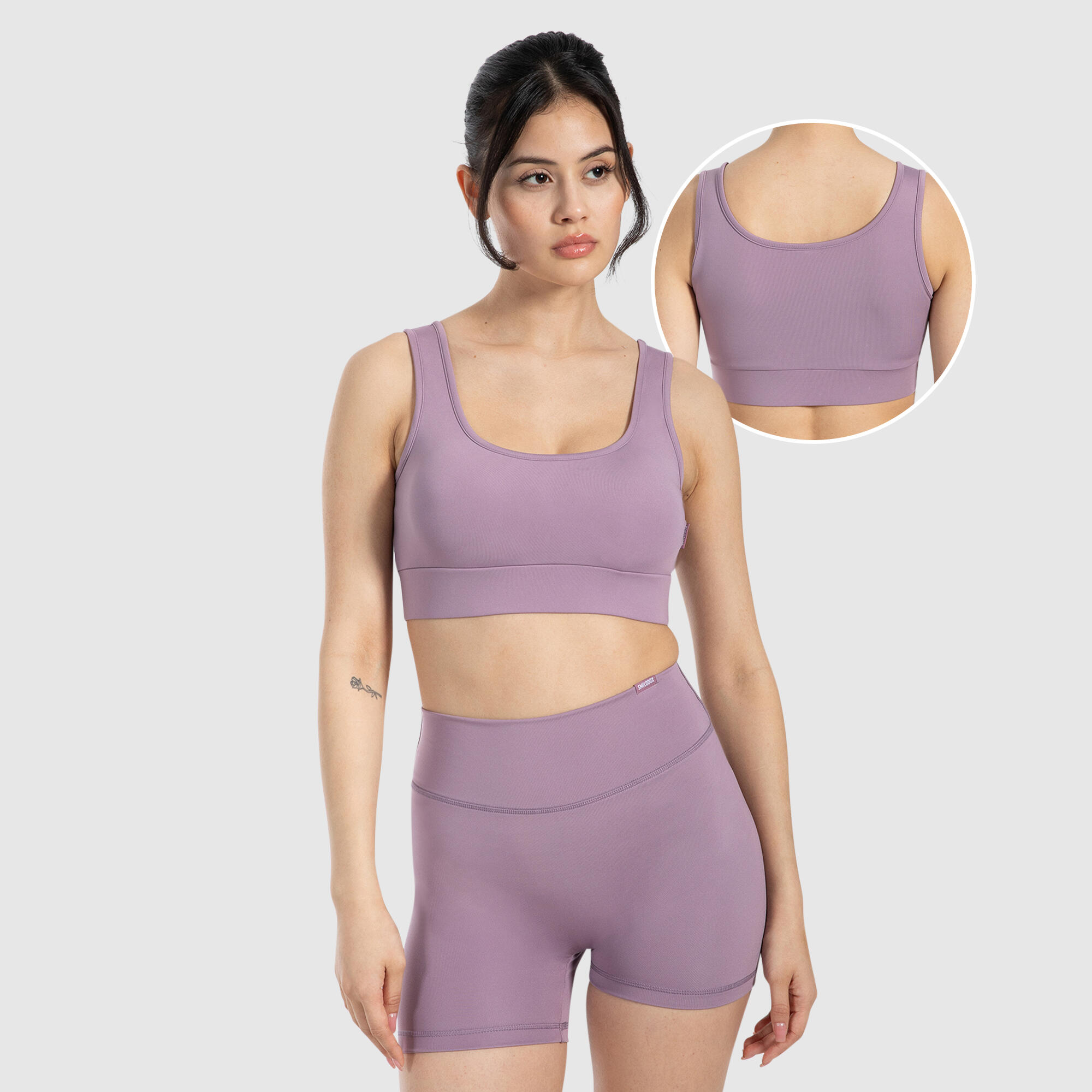 SMILODOX Damen Sport BH Debby Lila