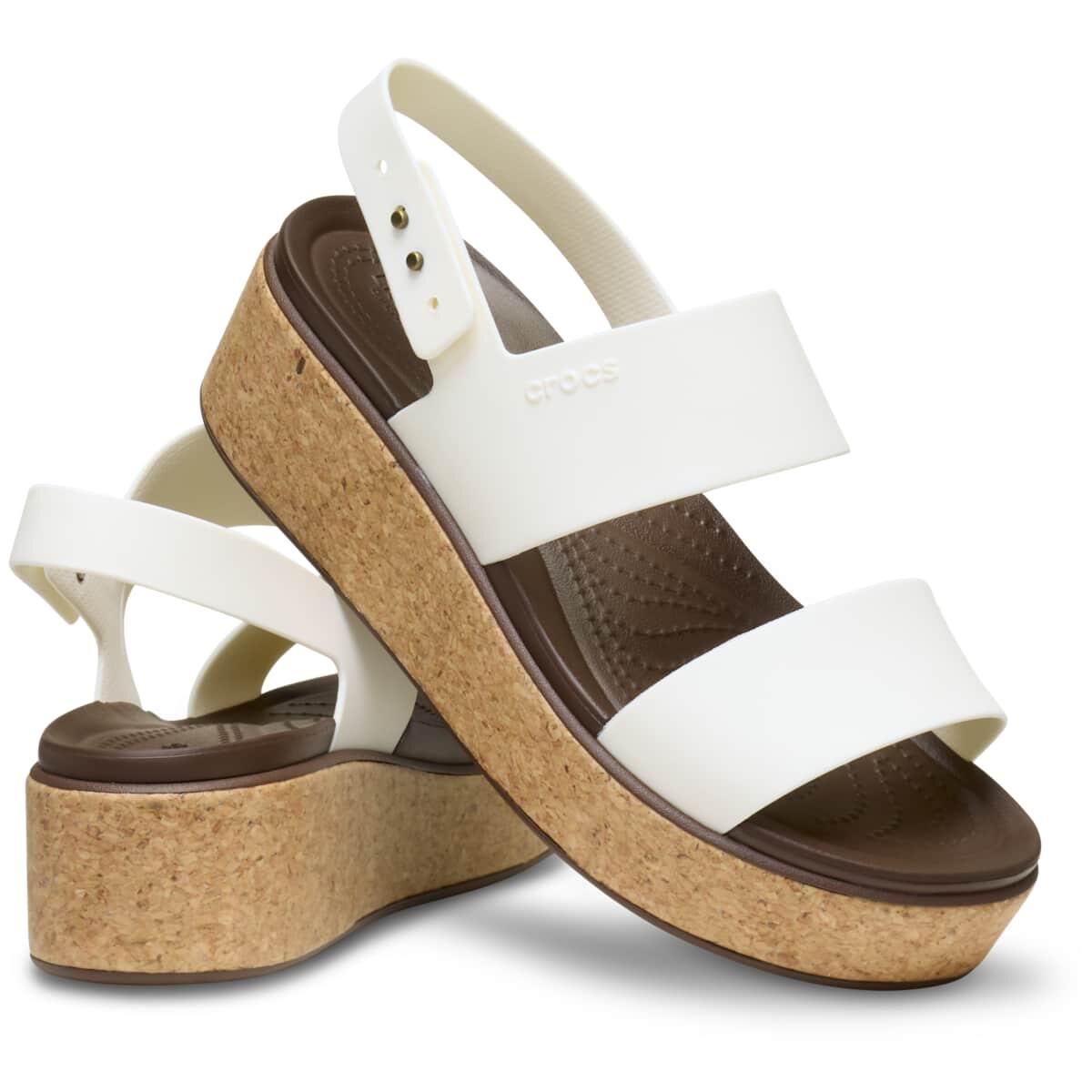 Crocs Brooklyn Cork Low Wedge Women's Sandal 2/7