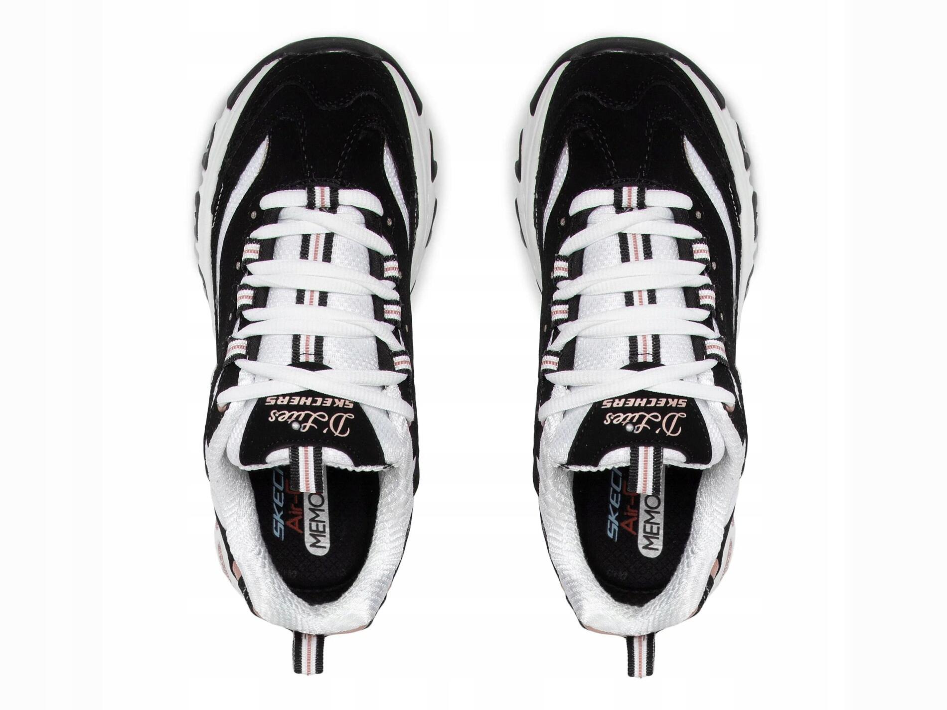 Buty damskie SKECHERS D'LITES 13154-BKRG sneakersy niskie sportowe 39 7/7