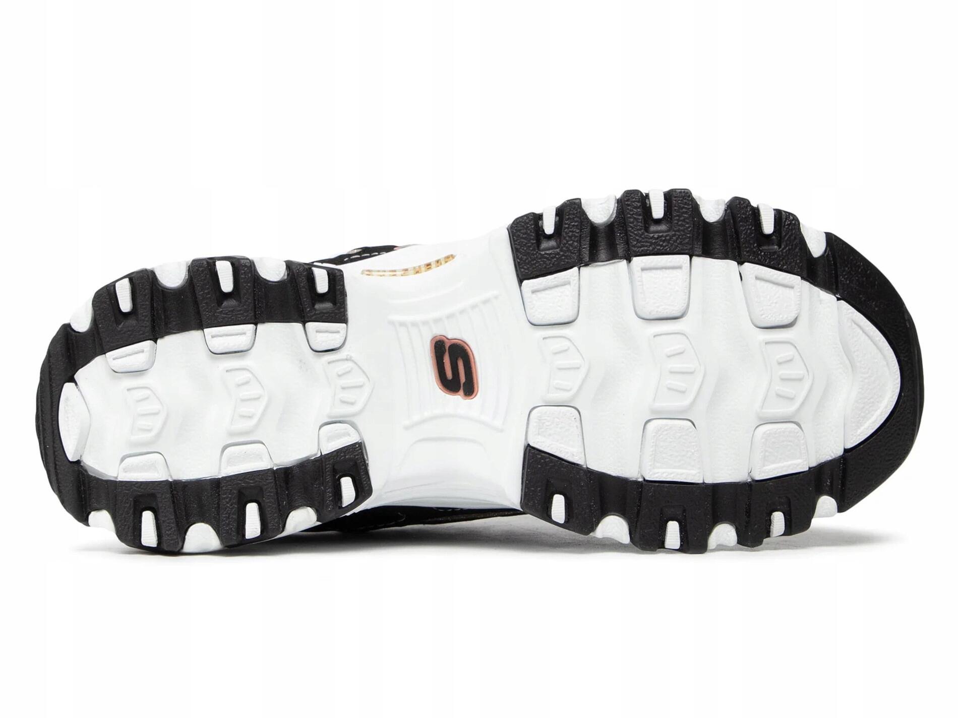 Buty damskie SKECHERS D'LITES 13154-BKRG sneakersy niskie sportowe 39 6/7
