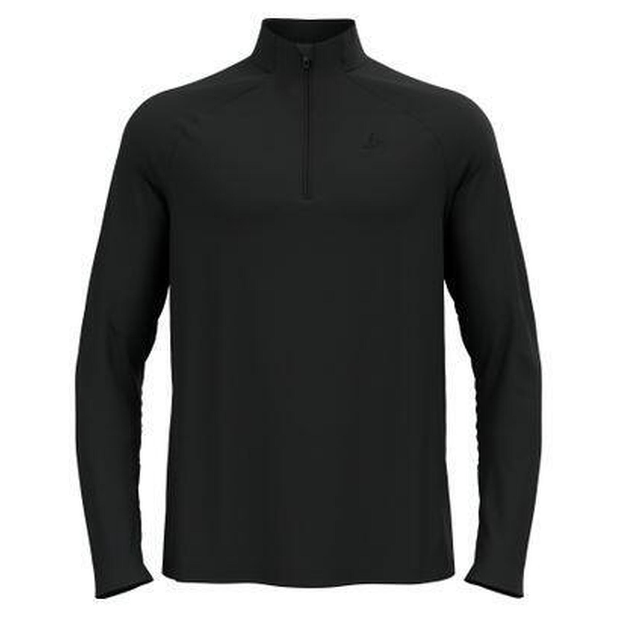 Odlo - Veste Running Odlo Essentials 1/2 Zip Noir Homme - Maillot Manches Longues - Noir - 40 M - Decathlon