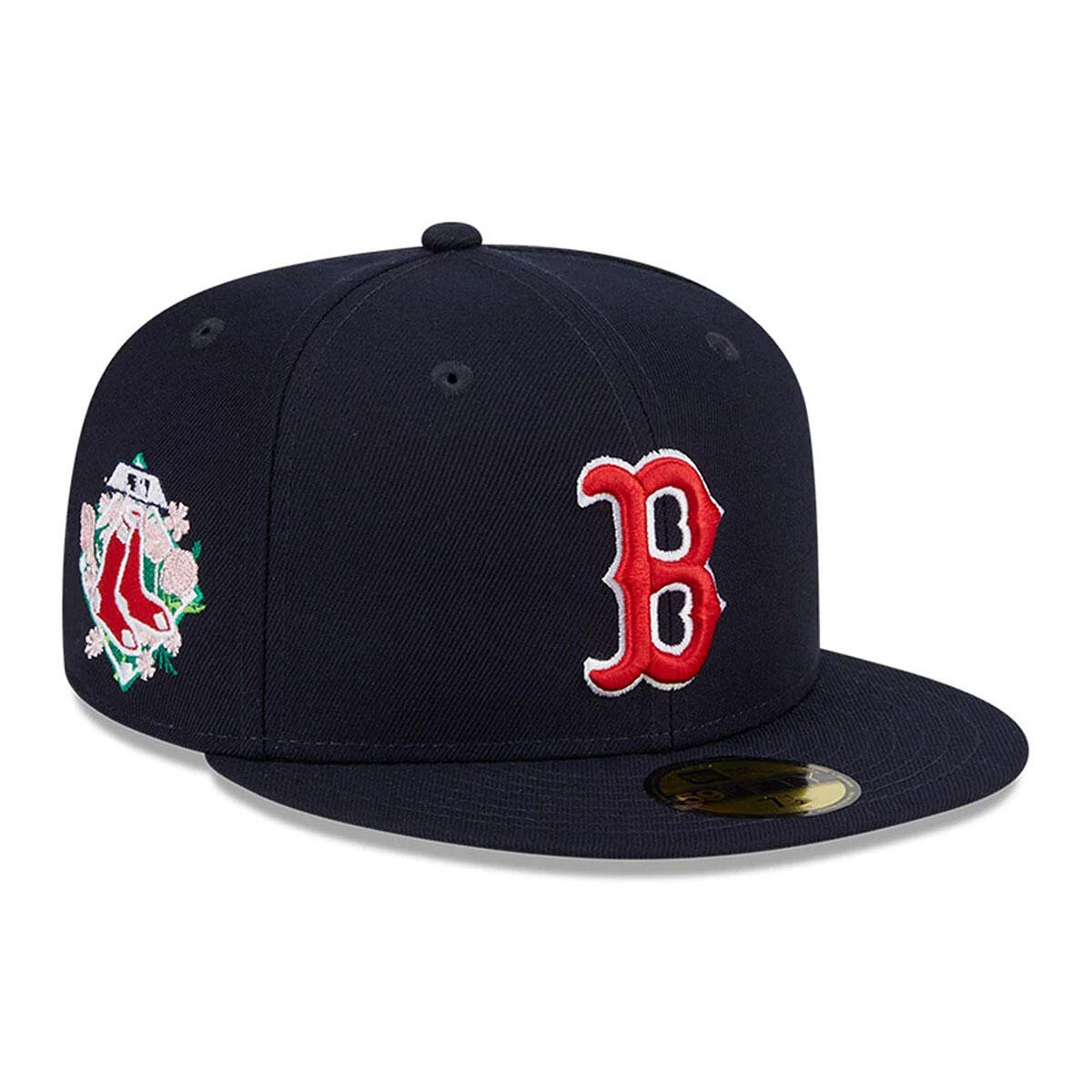 New Era 59FIFTY Cap Red Sox Floral Under Visor dunkelblau 3/7