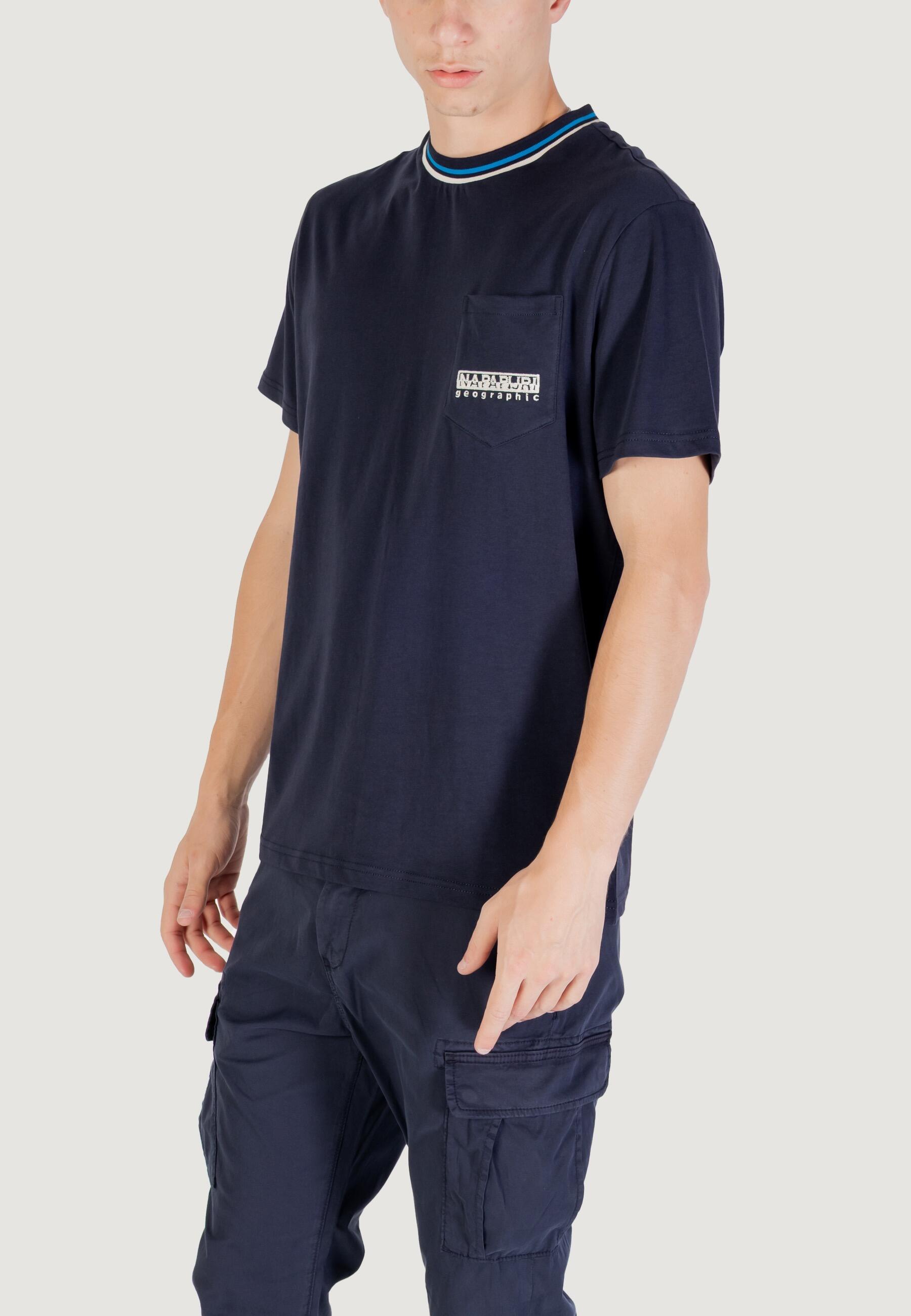T-shirt maniche corte Uomo S-MURLO SS Blu 2/4