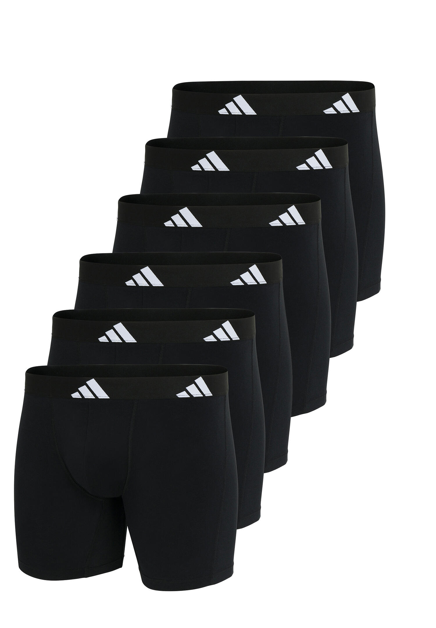 Adidas Basic Boxer Brief Men Herren Unterhose Shorts Unterwäsche 6er Pack 2/2