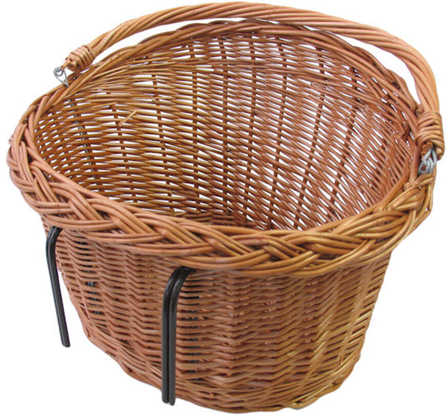 Wiklinowy Kosz Rowerowy Detroit Owalny - 39X27X22 Cm