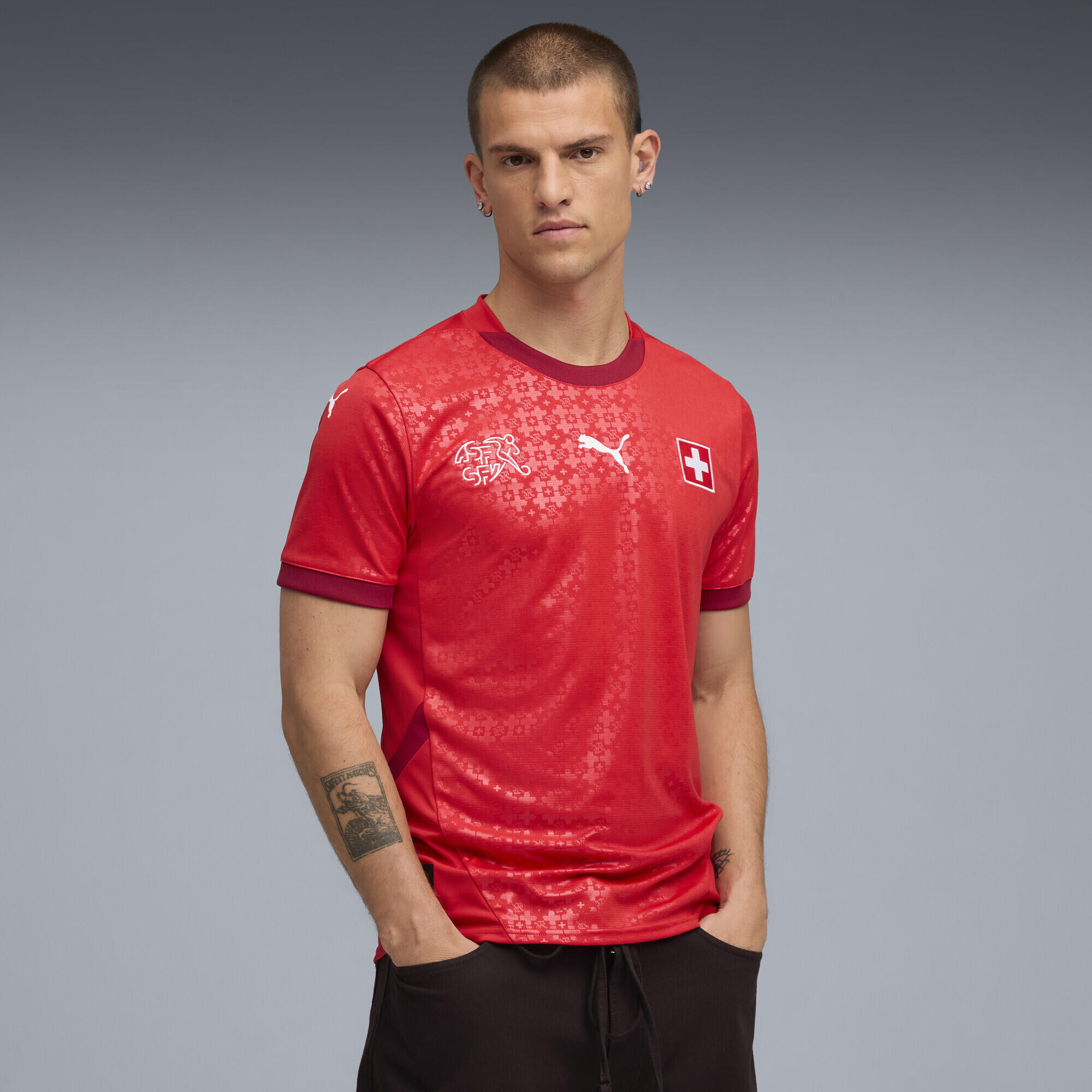 Camiseta 1.ª equipación selección femenina Suiza 2025 Hombre PUMA 2/7