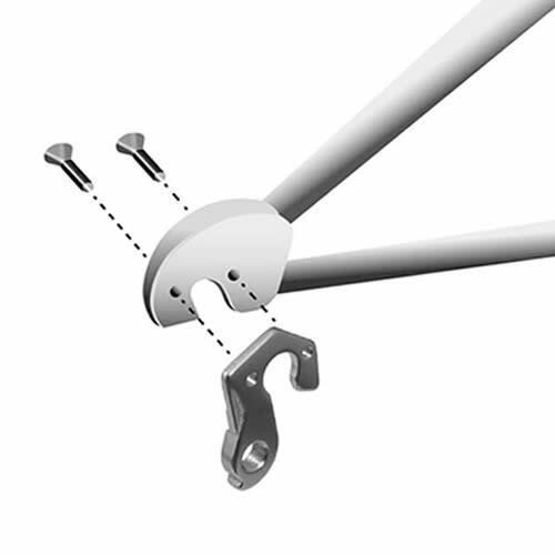 Gancio del deragliatore posteriore destro Union gh-063 4/6