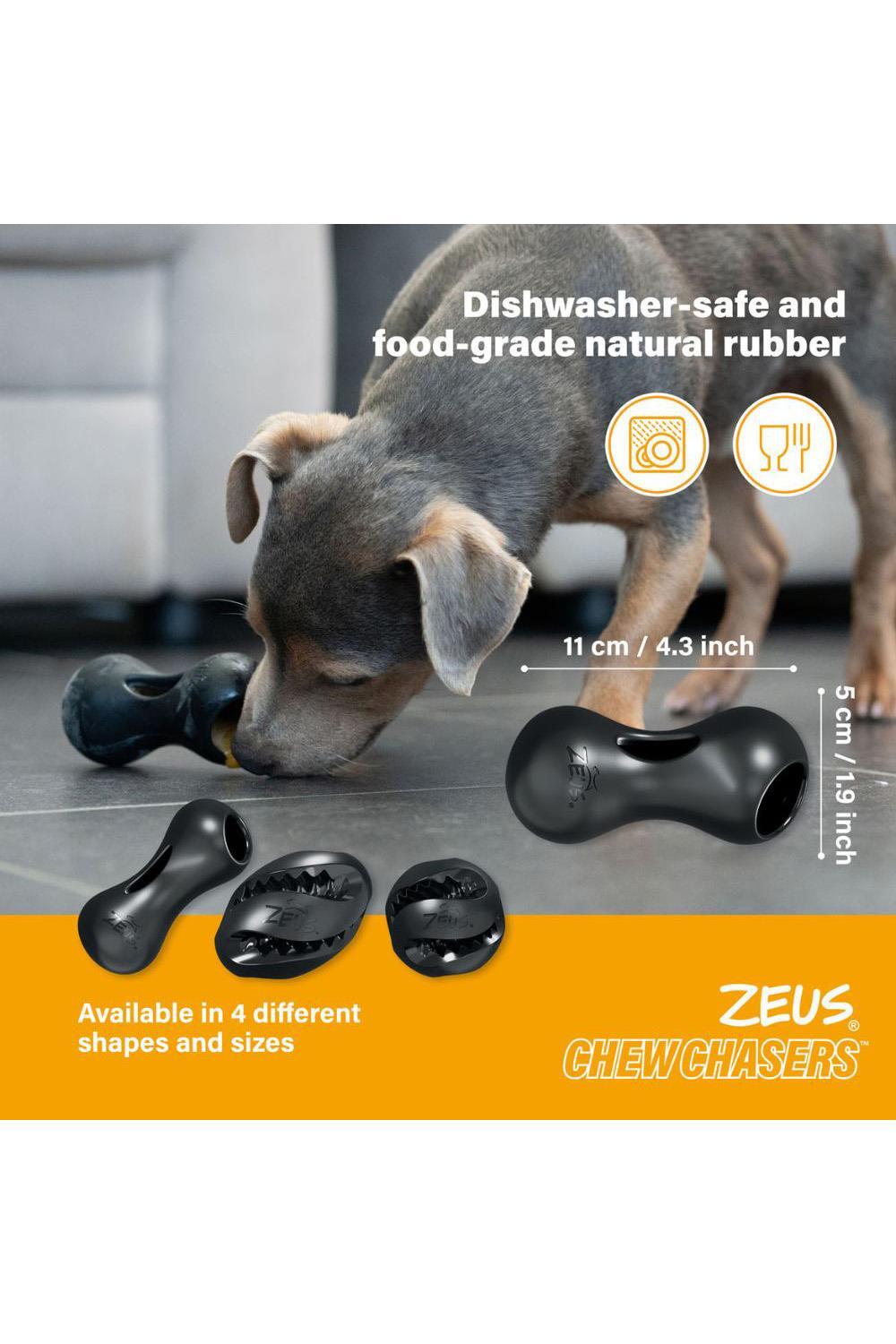 Zeus ChewChasers Treat Peanut Dog Toy 5/7