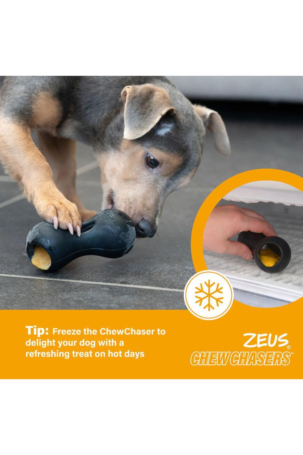 Zeus ChewChasers Treat Peanut Dog Toy 6/7
