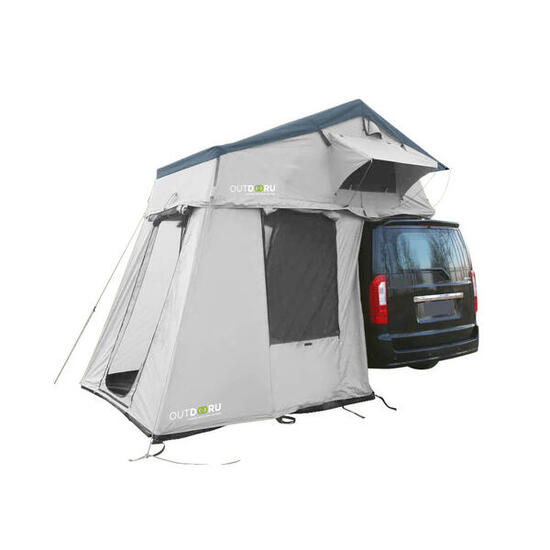 Dachzelt FamilyPlus - 4 Pers. 160cm - NordicBlue - inkl. Dachfe, Vorzelt, Mesh