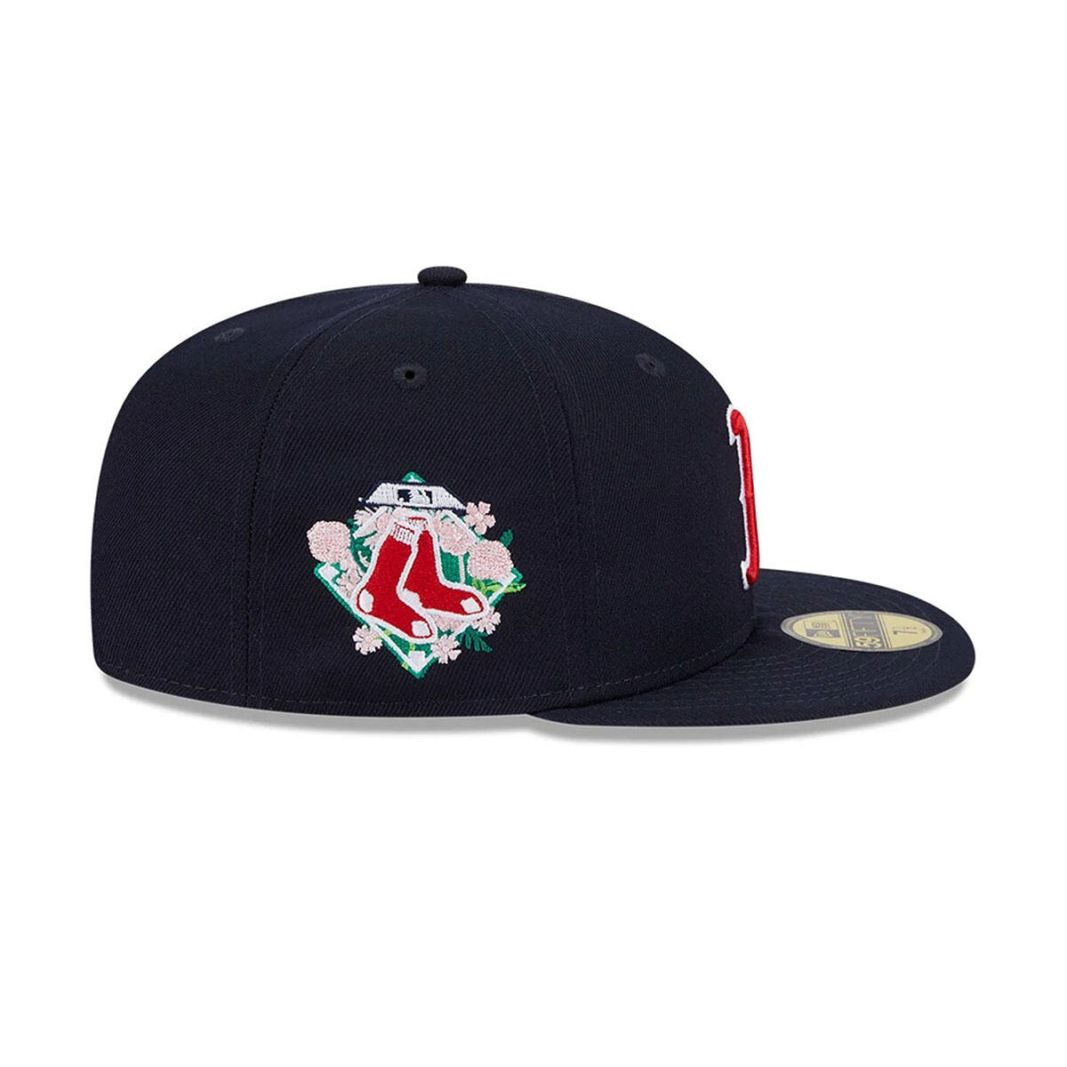 New Era 59FIFTY Cap Red Sox Floral Under Visor dunkelblau 6/7