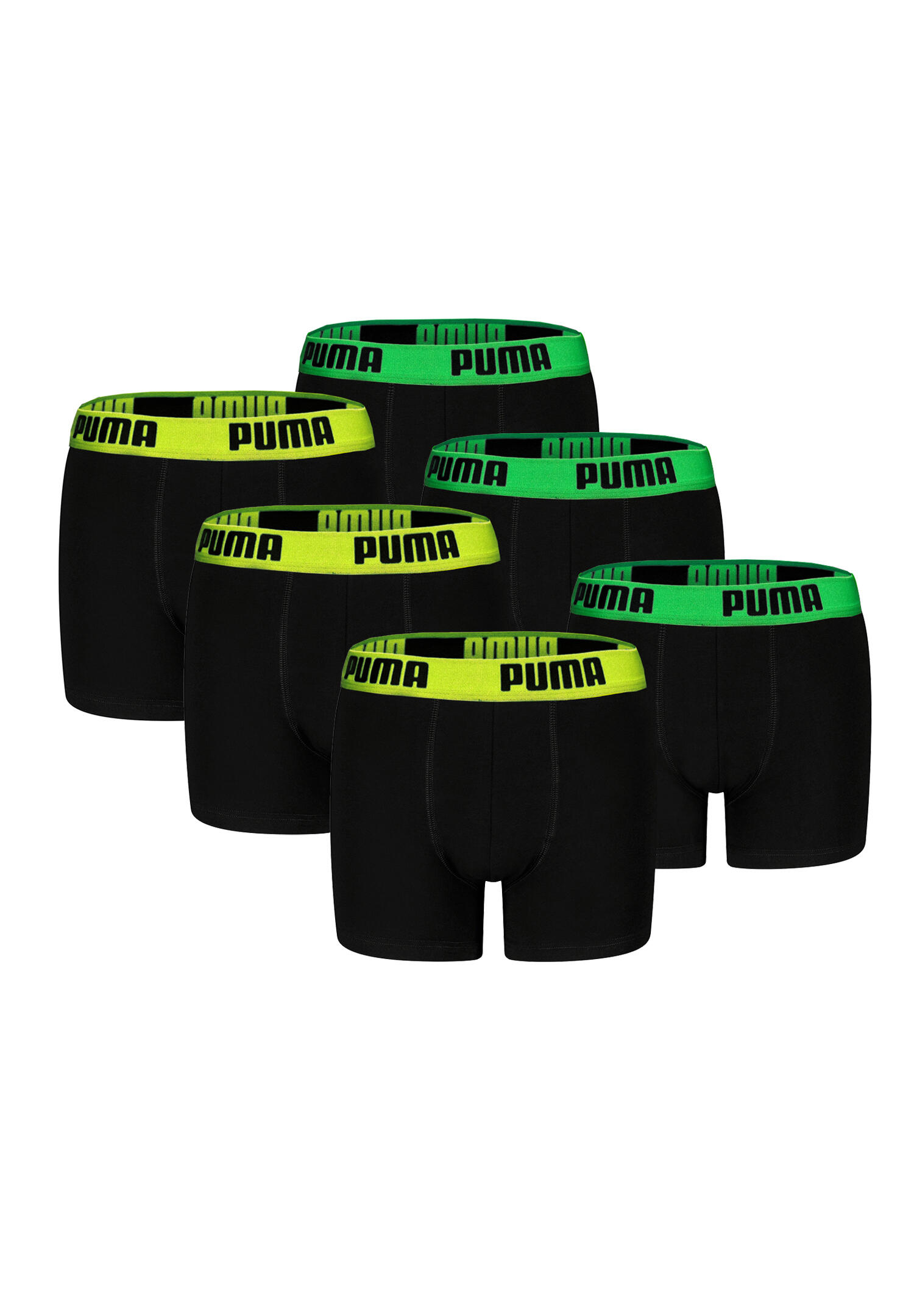 PUMA Puma Boxershorts Jungen Kinder Unterhose Unterwäsche 6 er Pack