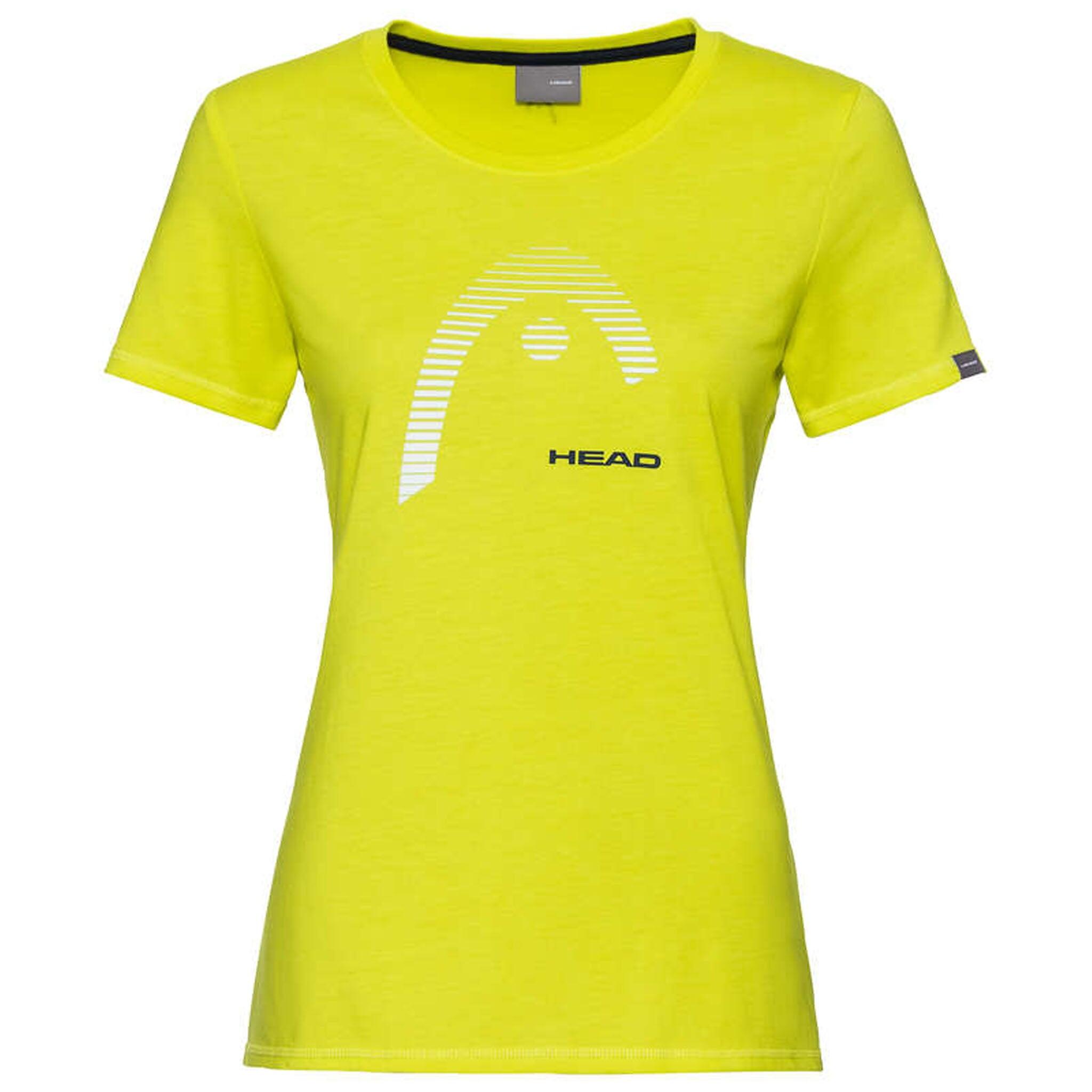 Head Club Lara Womens Yellow Tennis T-Shirt 1/1