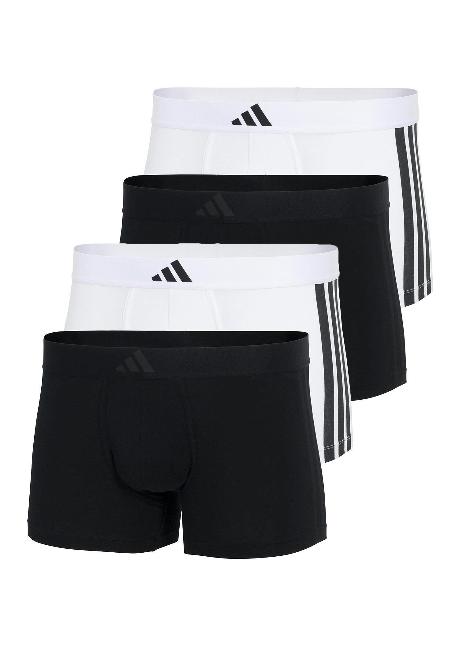 ADIDAS Adidas Basic Boxer Trunk Men Herren Unterhose Shorts Unterwäsche 4er Pack