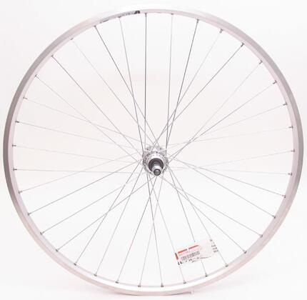Hinterrad 28 x 1 4 ZAC19 Freewheel Fixed - Silber