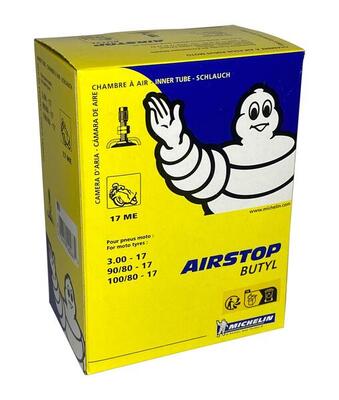 Michelin binnenband 17-3.00 100/80-17 met recht ventiel