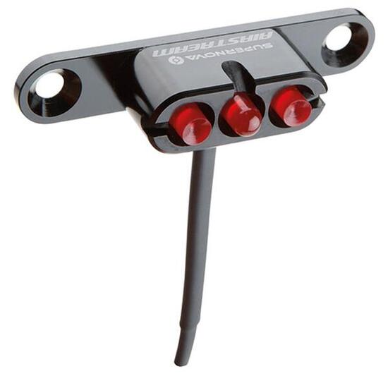 SUPERNOVA LED Rücklicht Airstream Tail Light 2 Gepäckträgermontage, Schwarz