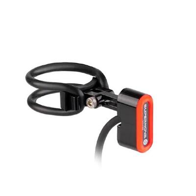 Supernova E-Bike-Rücklicht TL3 MINI. E-25 schwarz. Sattelstützmontage. 12V