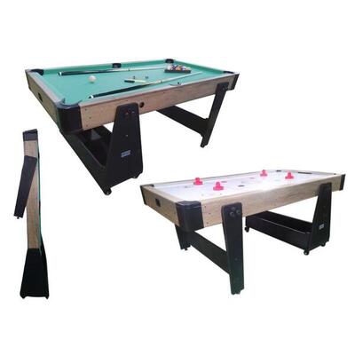 Twist 2-1 Max Mobile, Holz 6,5 ft – Airhockey- & Billardtisch