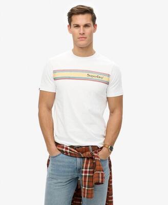 Gestreiftes T-Shirt mit Venue-Logo