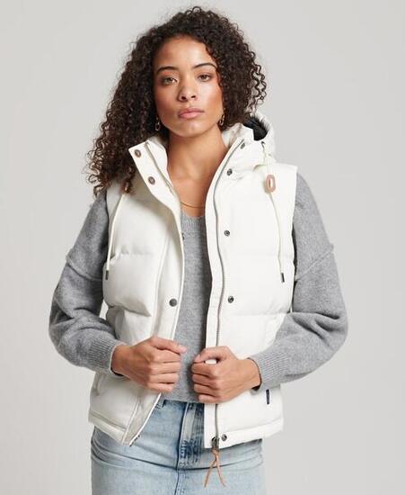 Gilet con cappuccio vintage Everest di SUPERDRY