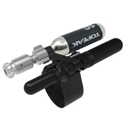Topeak CO2 Kartuschenpumpe & Reparaturset Tubi Master, Schwarz, 16 g