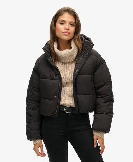 Kurze gesteppte Cocoon-Jacke von SUPERDRY
