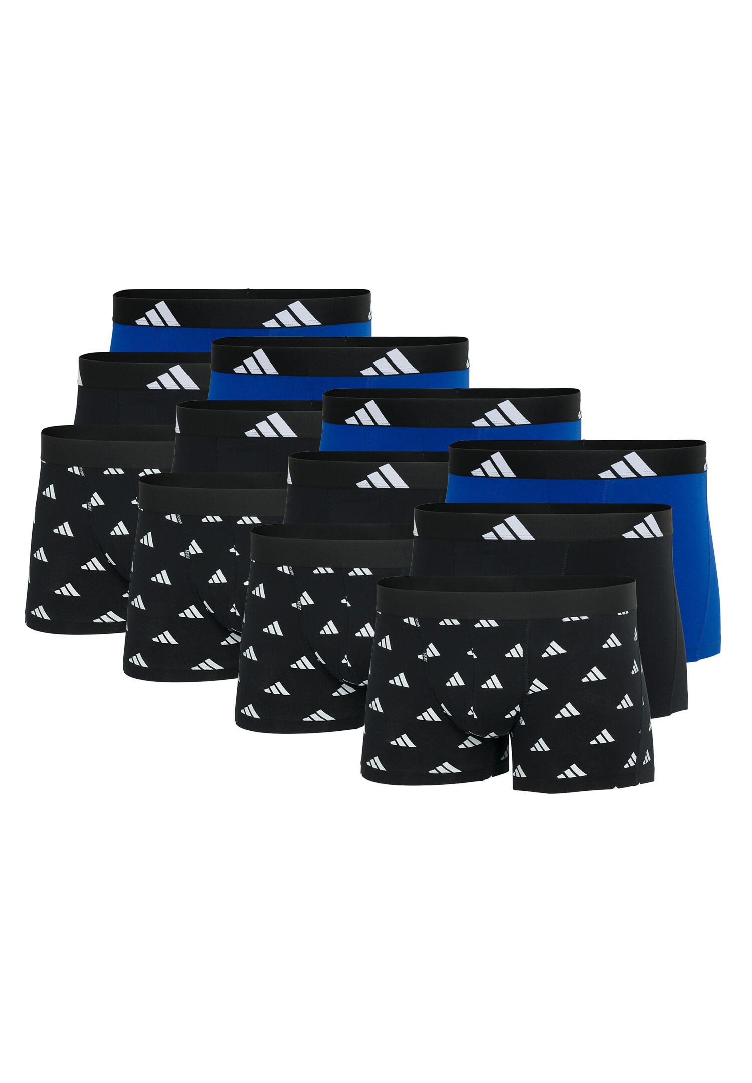 ADIDAS Adidas Basic Boxer Trunk Men Herren Unterhose Shorts Unterwäsche 12er Pack