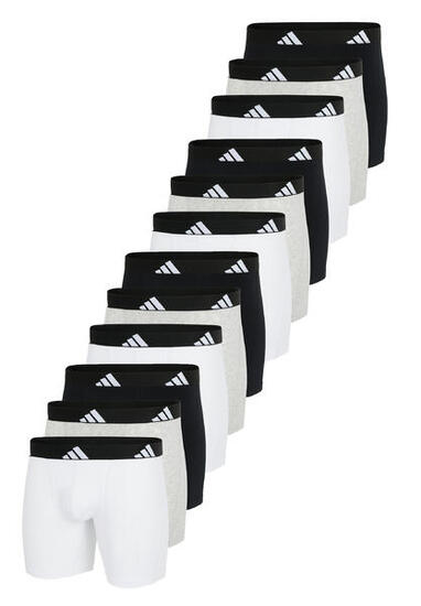 Adidas Basic Boxer Brief Men Herren Unterhose Shorts Unterwäsche 12er Pack