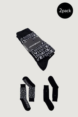 Calzini Lunghi Uomo 2PACK Nero
