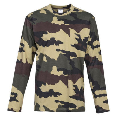 Camo t-shirt met lange mouwen idaho