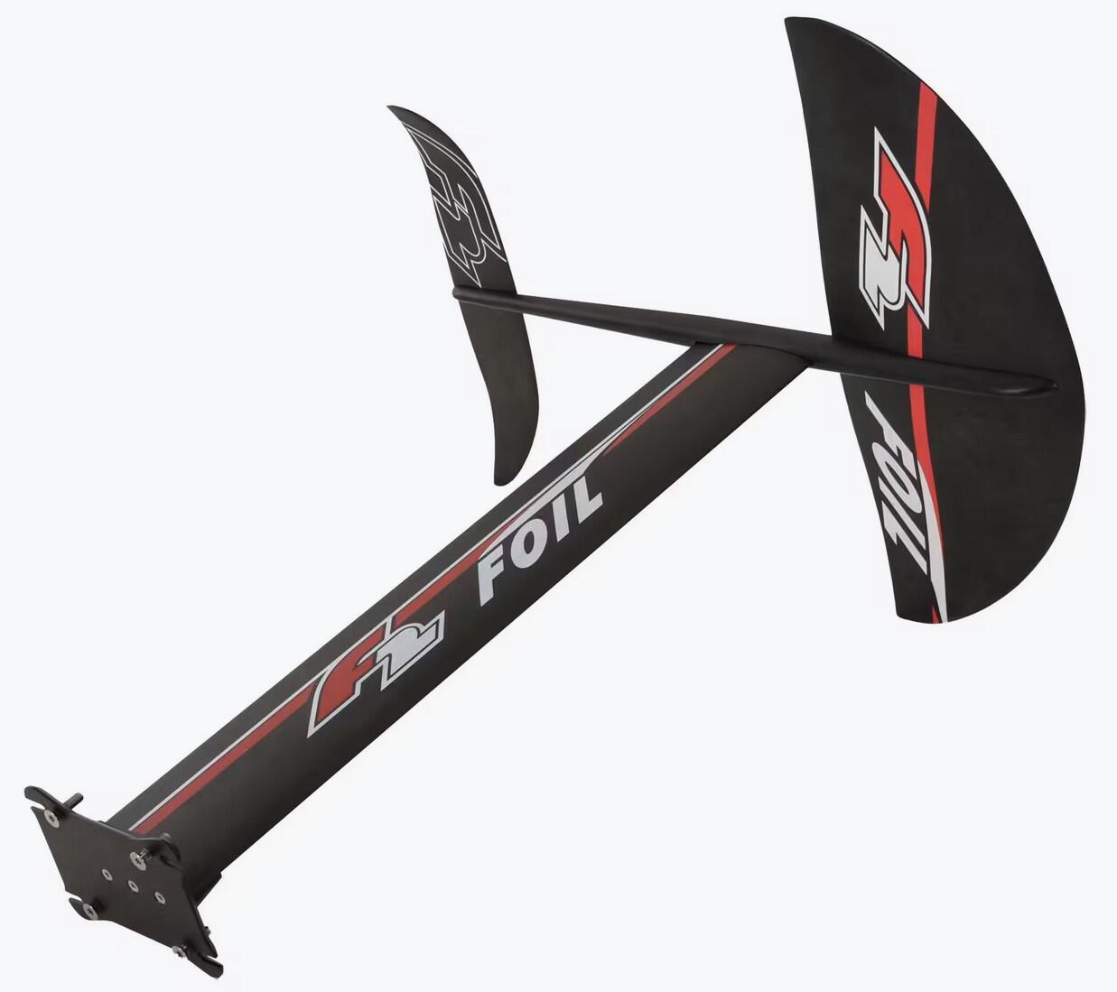 F2 Kite Foil Alu Carbon Foil Set Komplett Hydrofoil Schwarz 4/7