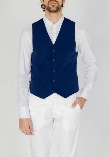Gilet Casual Uomo Onseve 0071 Azzurro