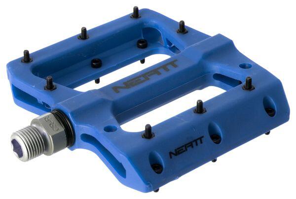 Neatt Composite Flat Pedals 8 Pins Blue 3/3