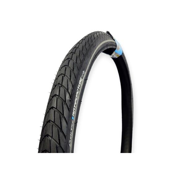 Deli Tire Opona miejska 28 x 2.00 (50-622) czarna antyprzebiciowa z odblaskiem