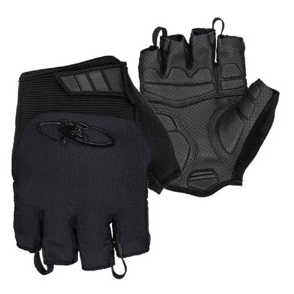 Lizard  Skins Cycling Mitts Fingerless Gloves Aramus Cadence Jet Black 1/7