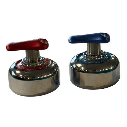 TopTable Shuffleboard palets small 30 mm, lot de 4 bleus et 4 rouges 3/3