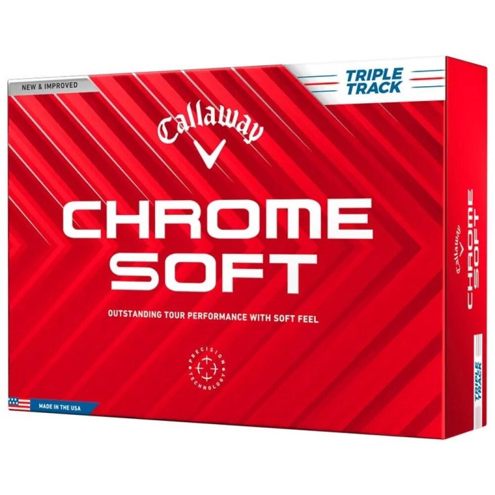 CALLAWAY Callaway Chrome Soft Triple Track Golfballen 12 Pack Wit Nieuw