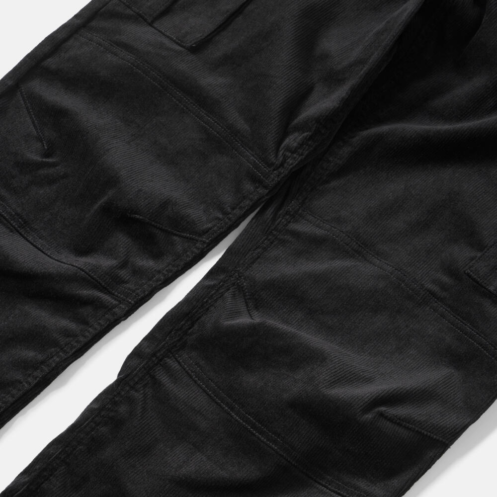 District Corduroy Cargo Black 6/7