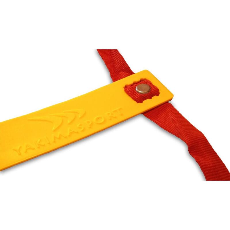 Scară de coordonare cu trepte încrucișate, 4 m, multicolor
