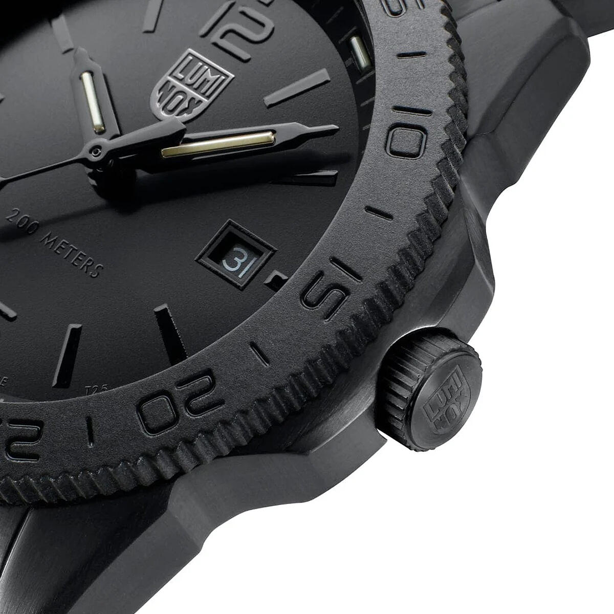 送料無料ルミノックス パシフィック ダイバー 44mm ブラック イエローラバー スイスクォーツ ウォッチ 3121.BO.GF並行輸入 ルミノックス パシフィックダイバー 44mm ブラック＆レッドラバー