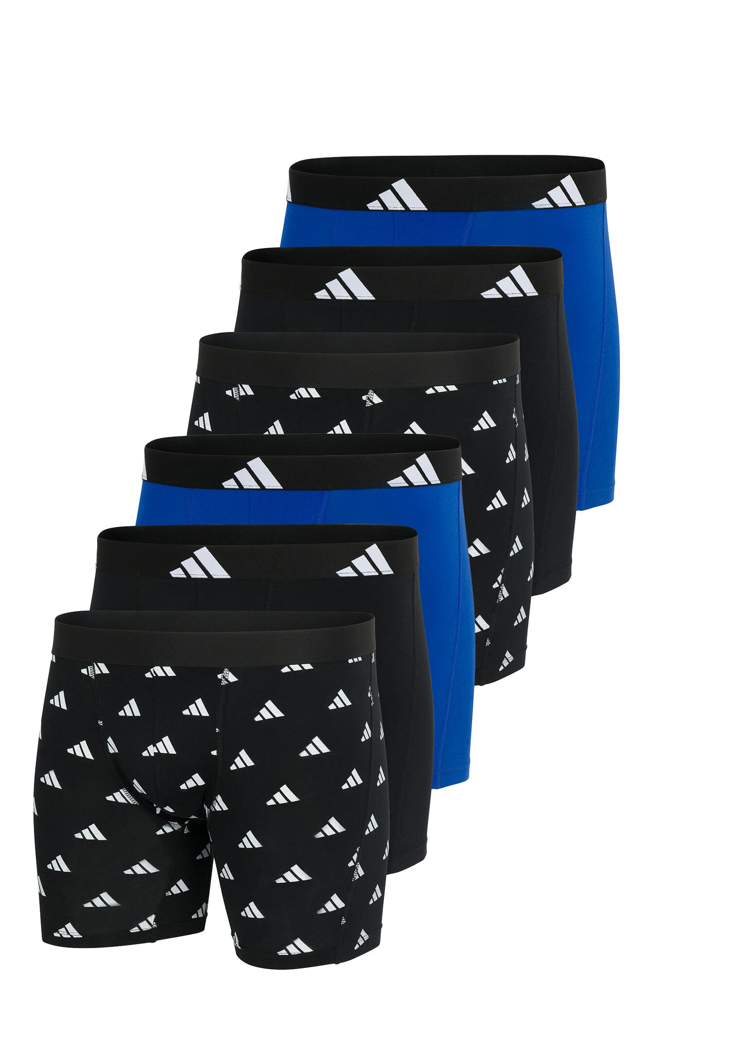 Adidas Basic Boxer Brief Men Herren Unterhose Shorts Unterwäsche 6er Pack 2/2