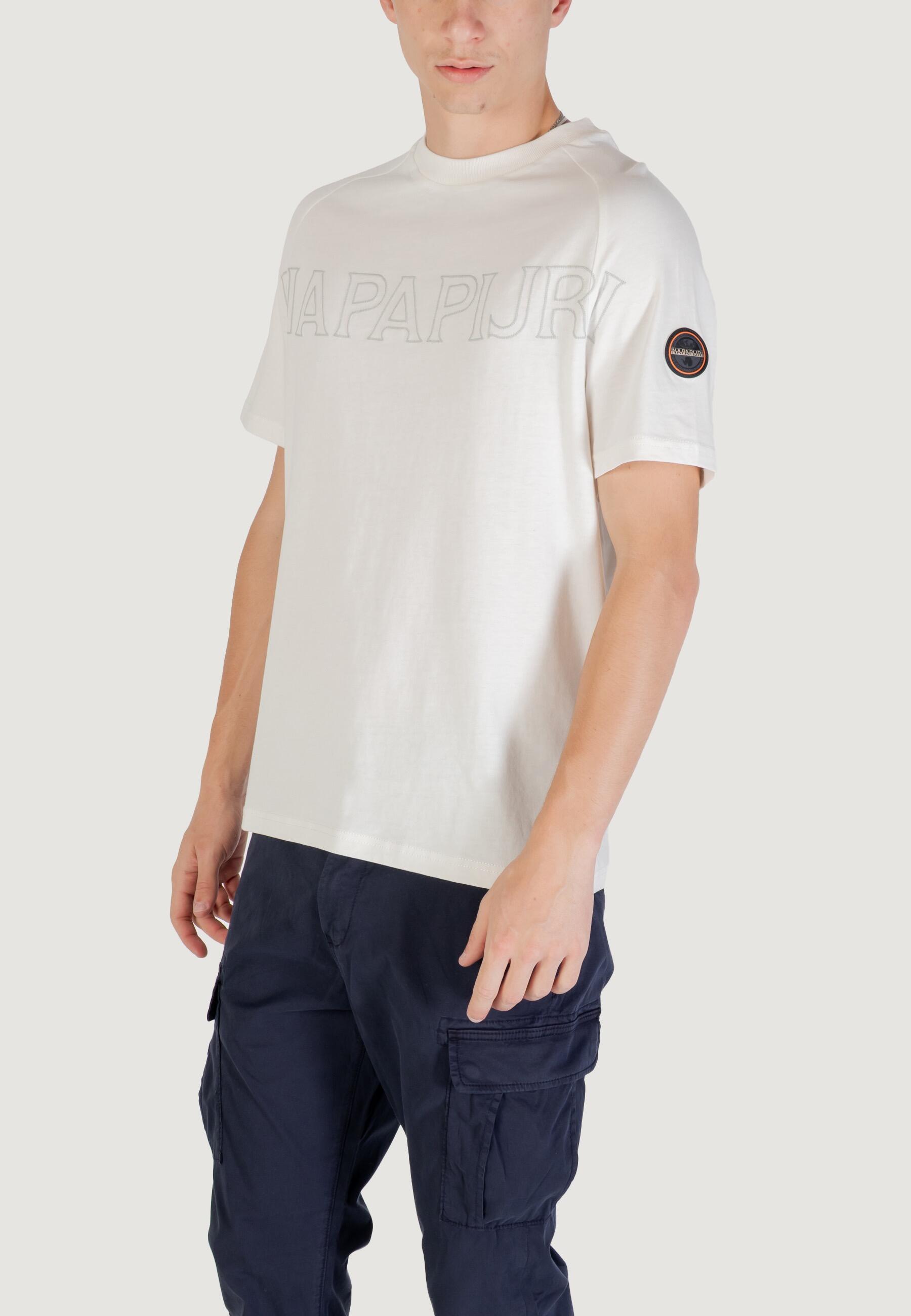 t-shirt crop top S-AMBRA SS HOMME ivoire 2/4