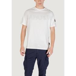 t-shirt crop top S-AMBRA SS HOMME BLANC