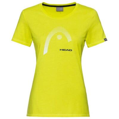 Women's blue and yellow head club lara t-shirt