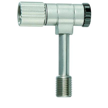 Topeak Ventiladapter Pressure-Rite Shock, Silber