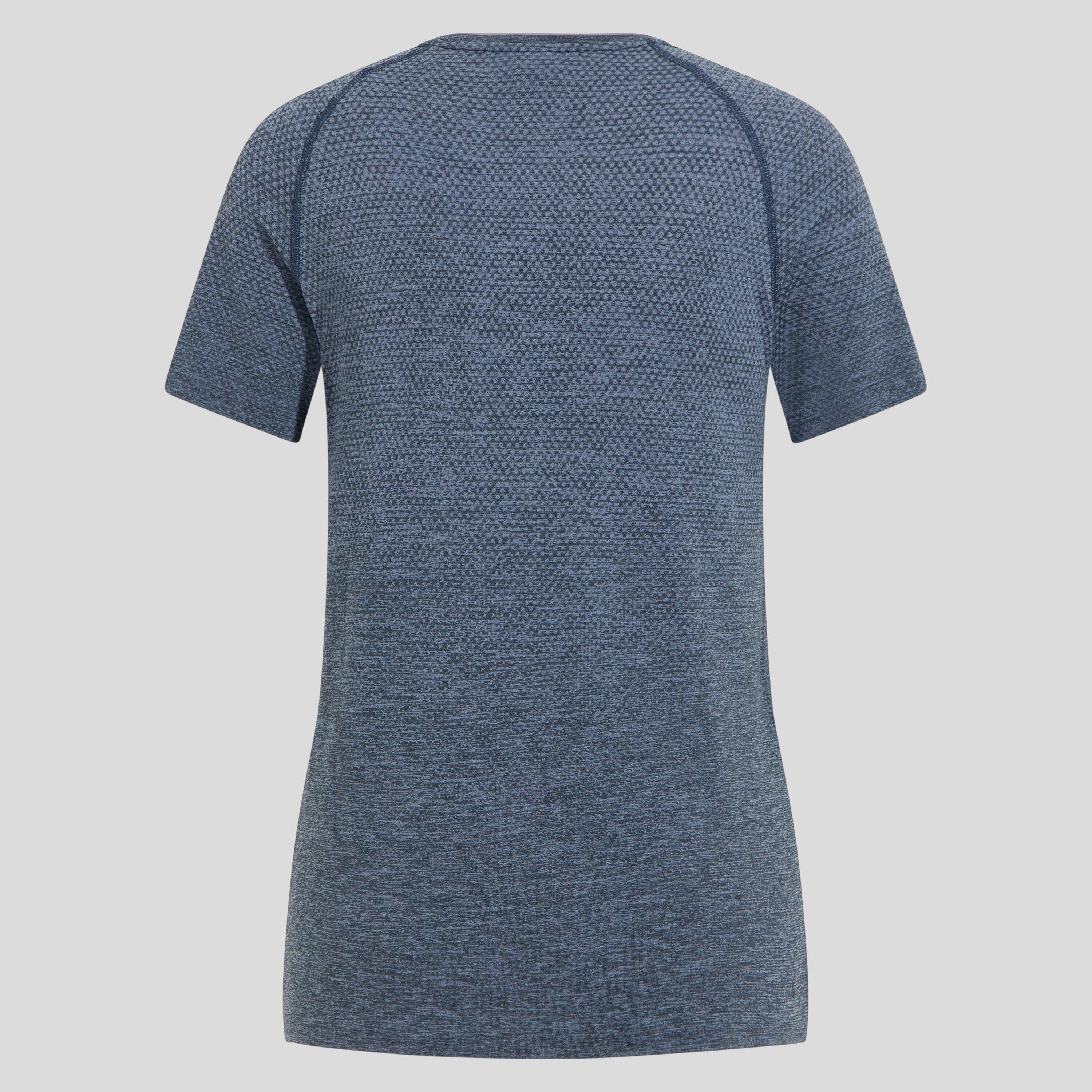 T-Shirt Running Odlo Essentials Seamless Bleu Femme 6/6