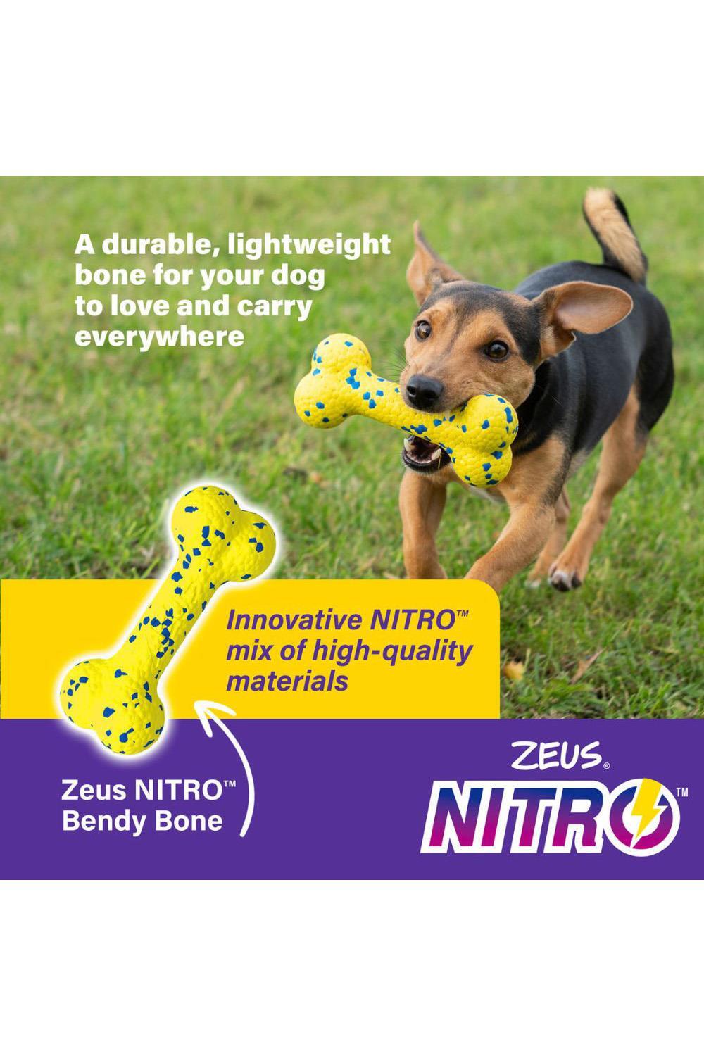 Zeus Nitro Bendy Bone Dog Toy 3/7